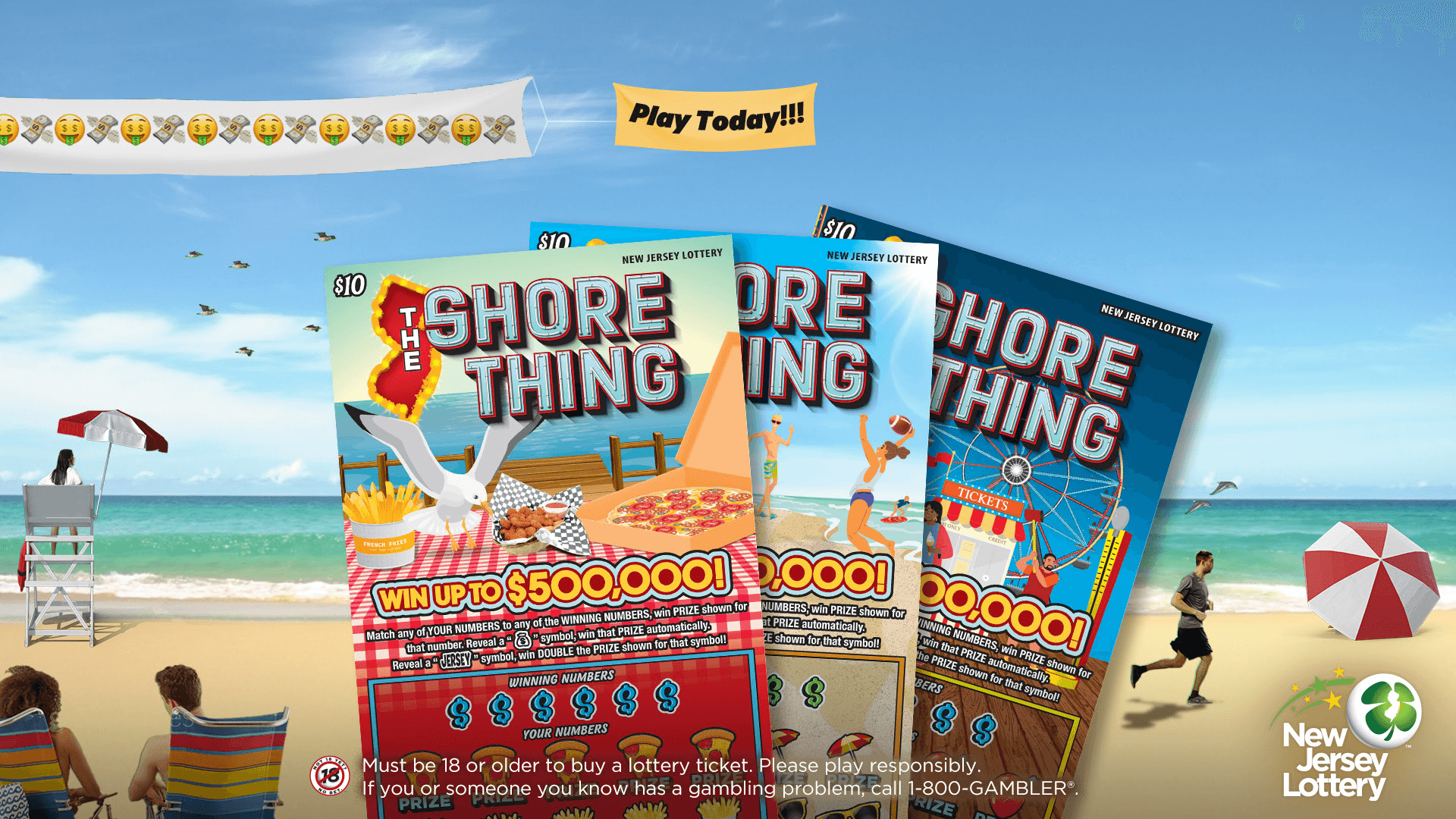 NewJersey Lottery Jets Animation