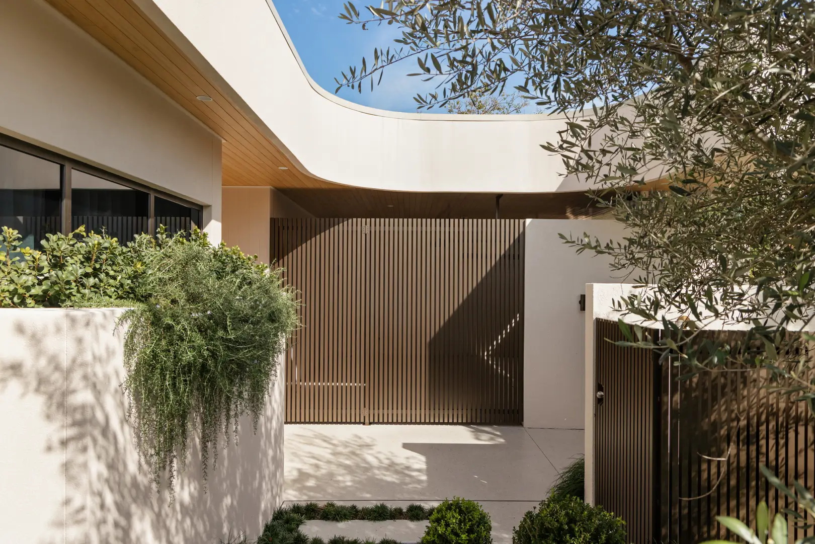 Front facade of Jacaranda House in. Brisbane