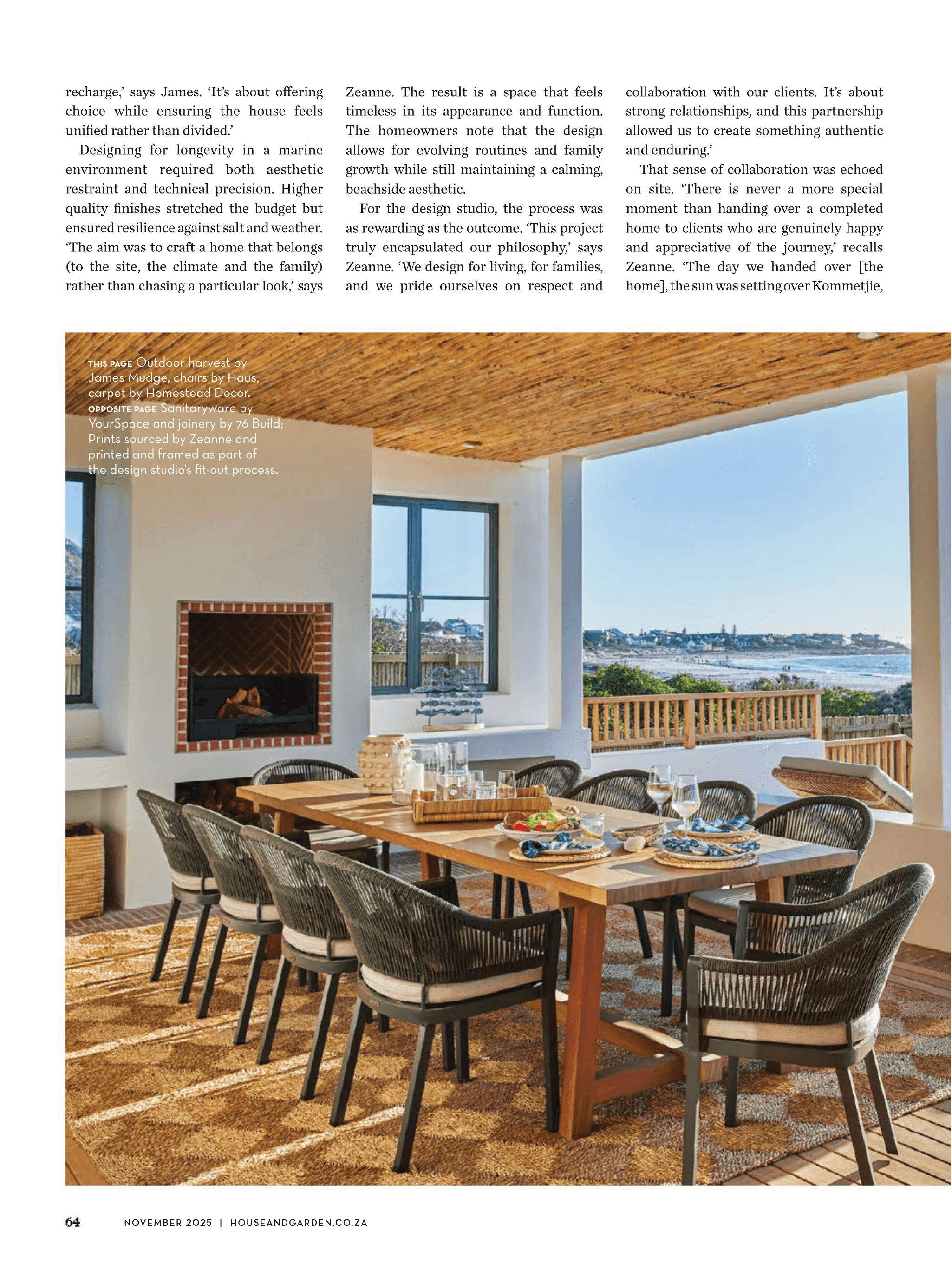Pelican House Feature inConde Nast House & Garden - Nov 2025