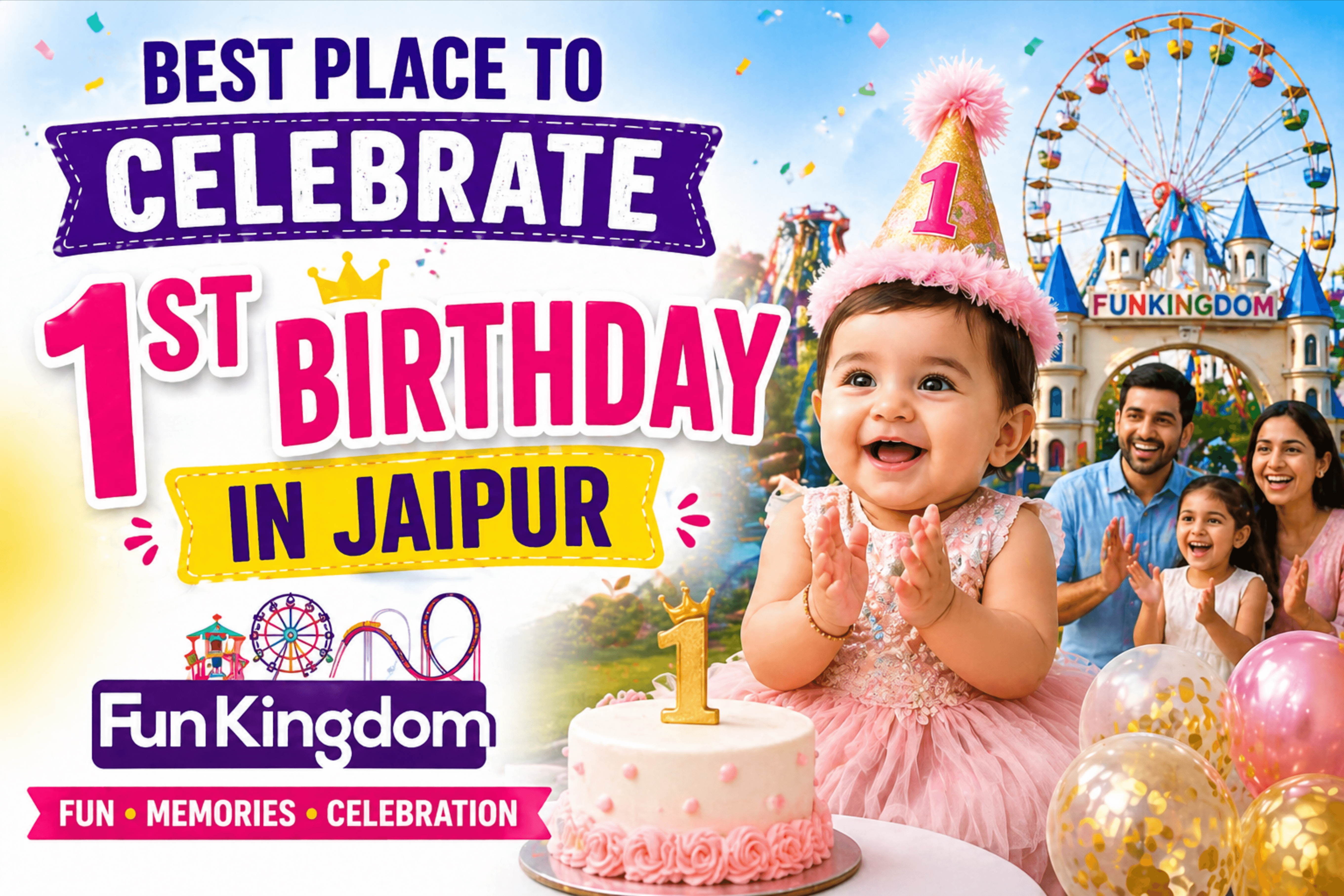 Best Place to Celebrate 1st Birthday in Jaipur