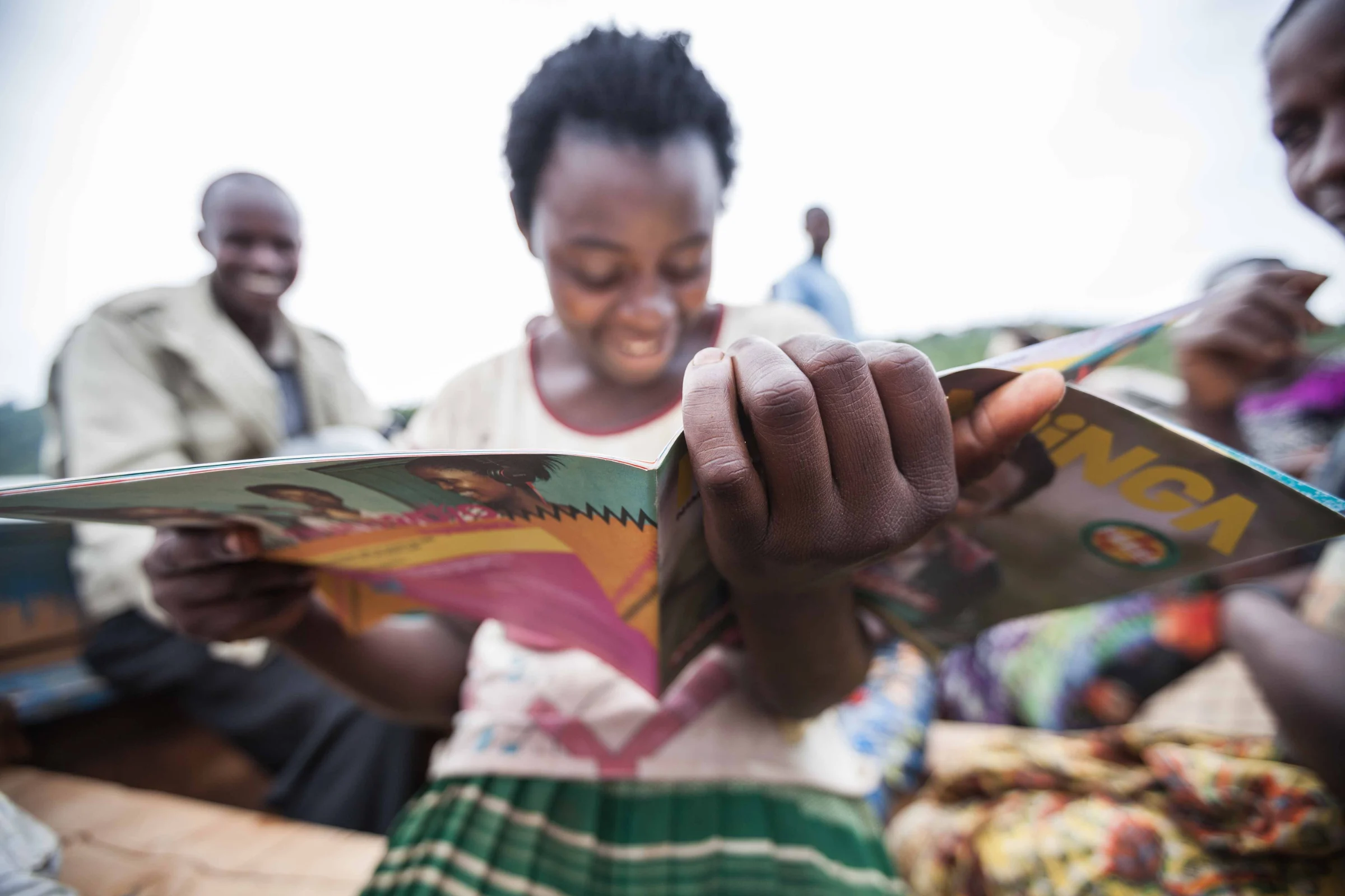 Ni Nyampinga brand identity for Girl Effect and Nike Foundation, magazine covers and campaign materials
