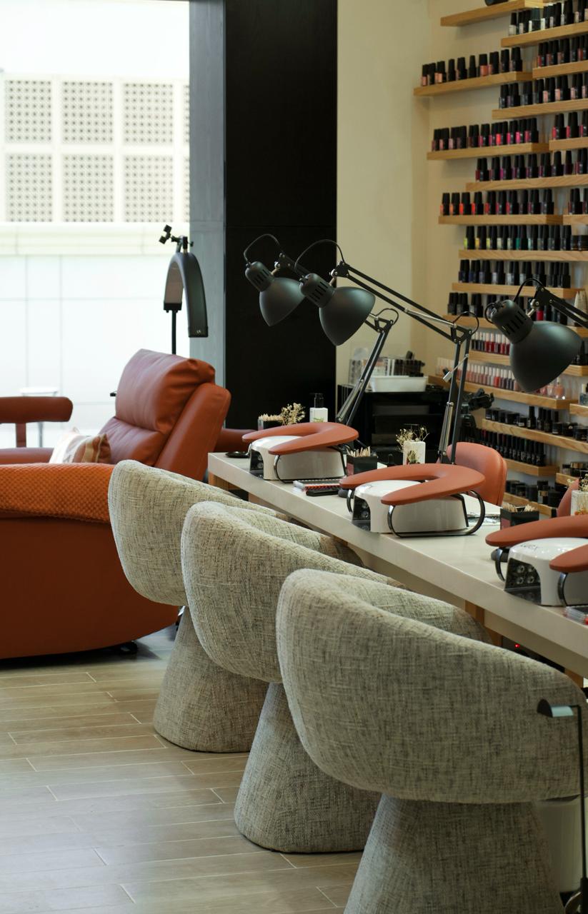The Nail DXB salon interior