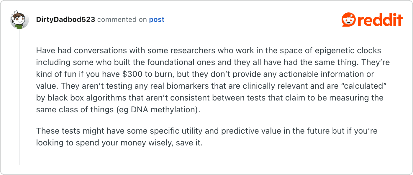Post on Reddit
