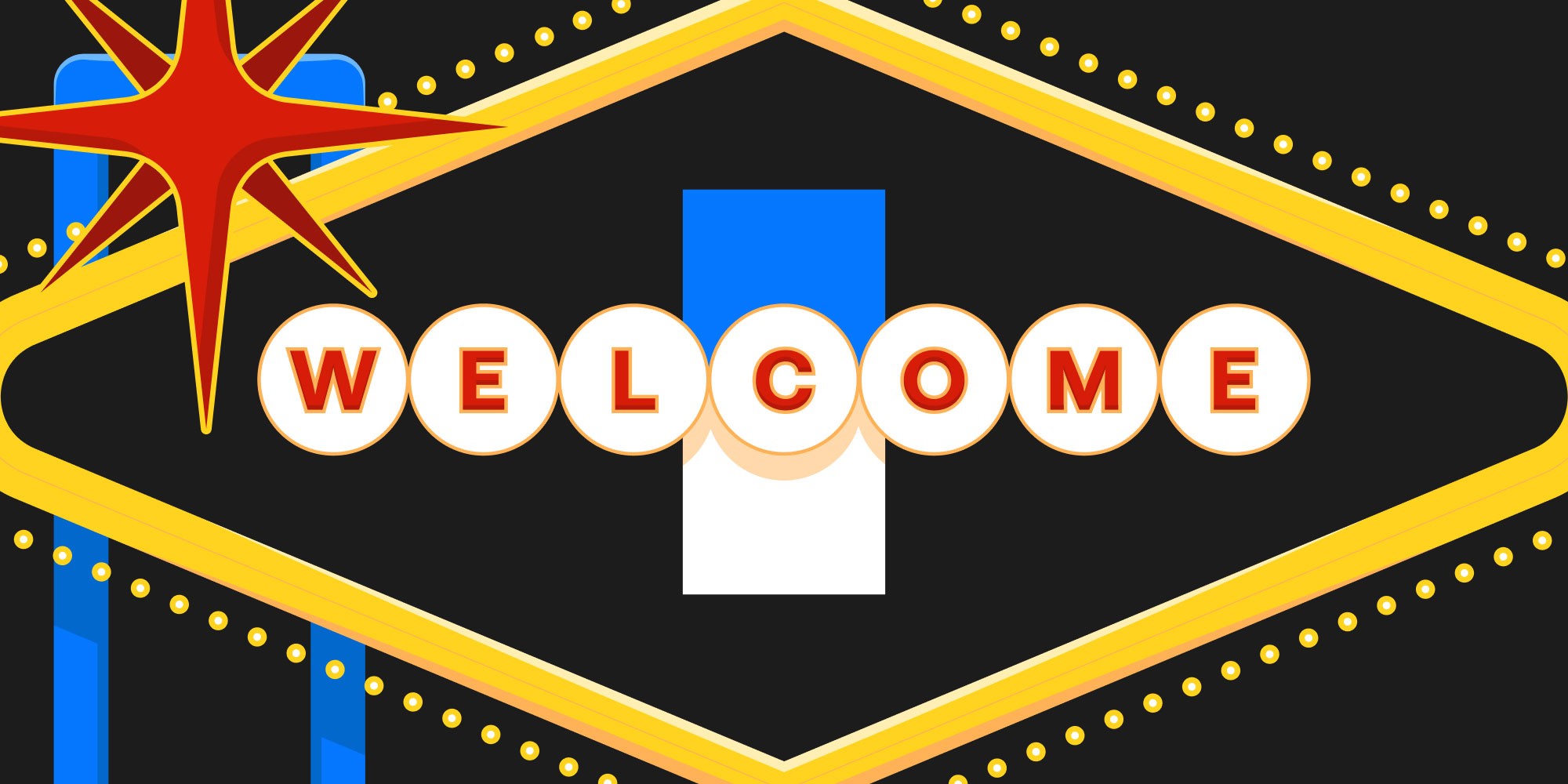 Illustration showing a sign from Nevada.