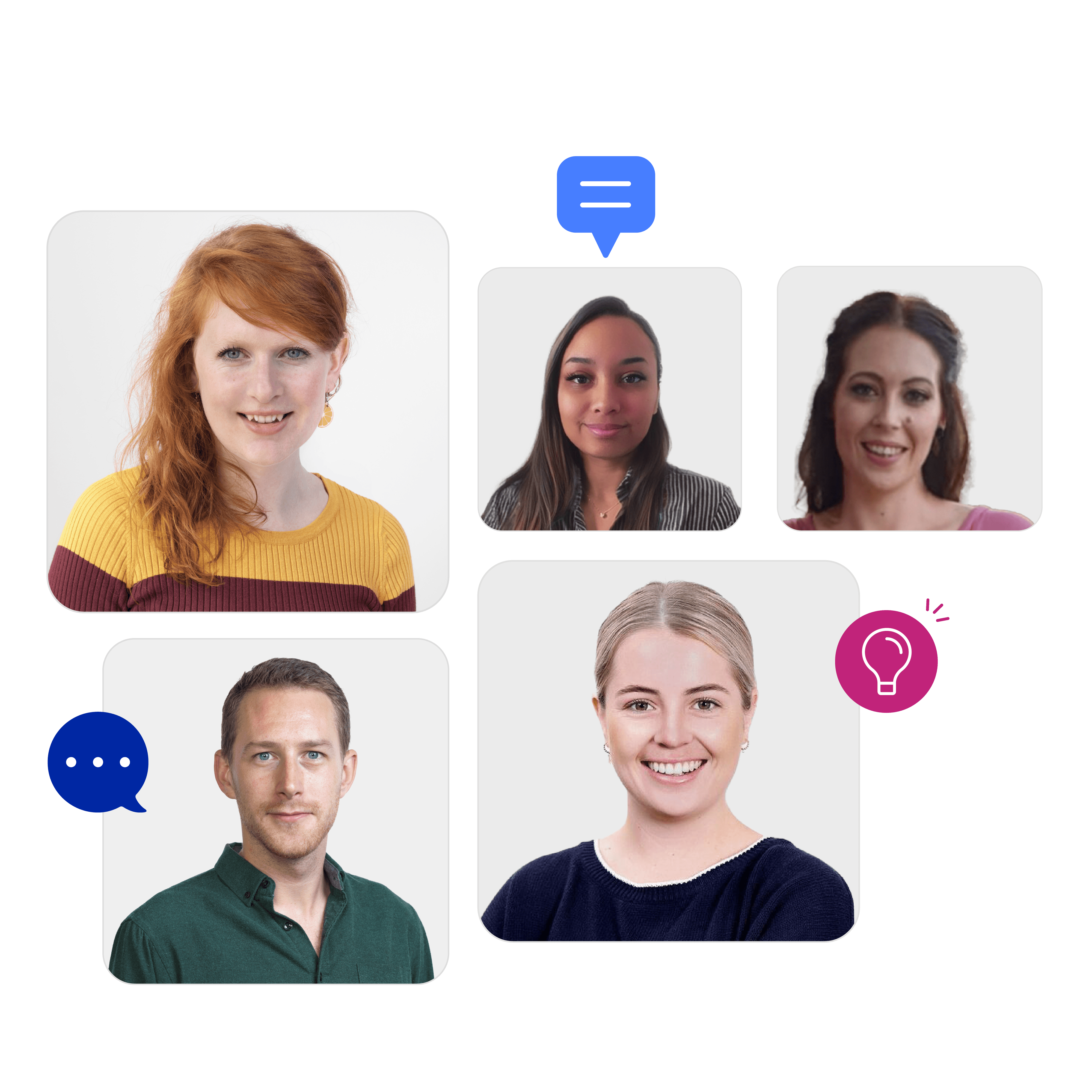 Profile images of the Institute's tutors