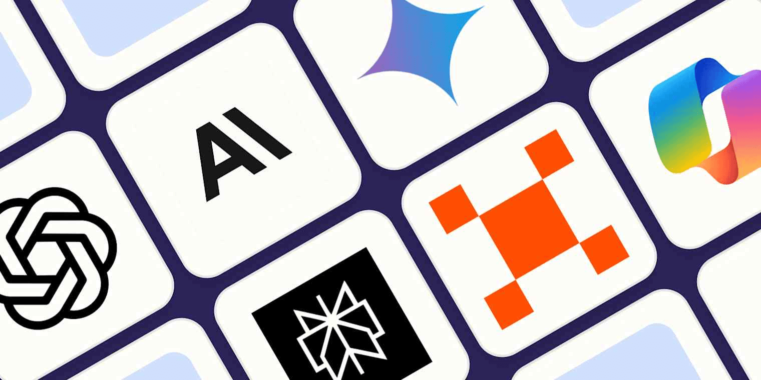 Grid of various AI logos - Ada Competitors
