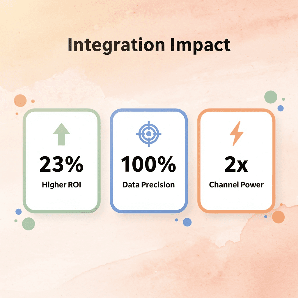 Statistics showing benefits of integrated search strategies