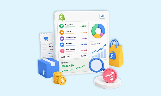 Shopify Expense tracking