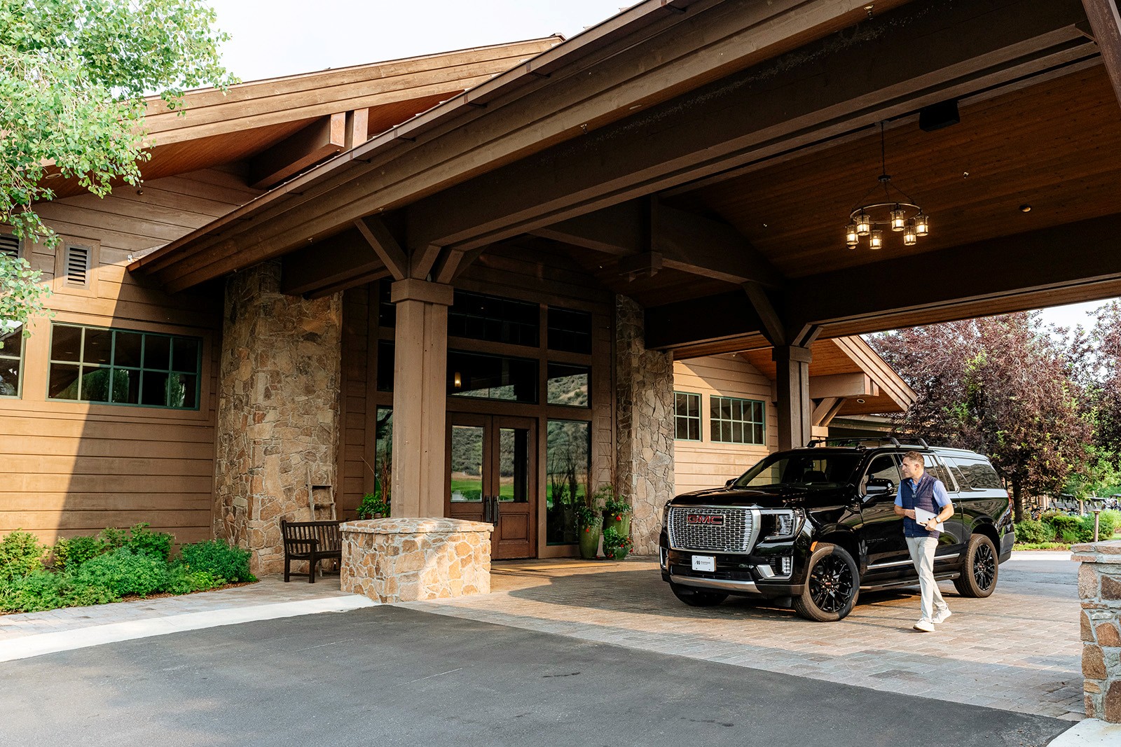 GMC Denali at golf club