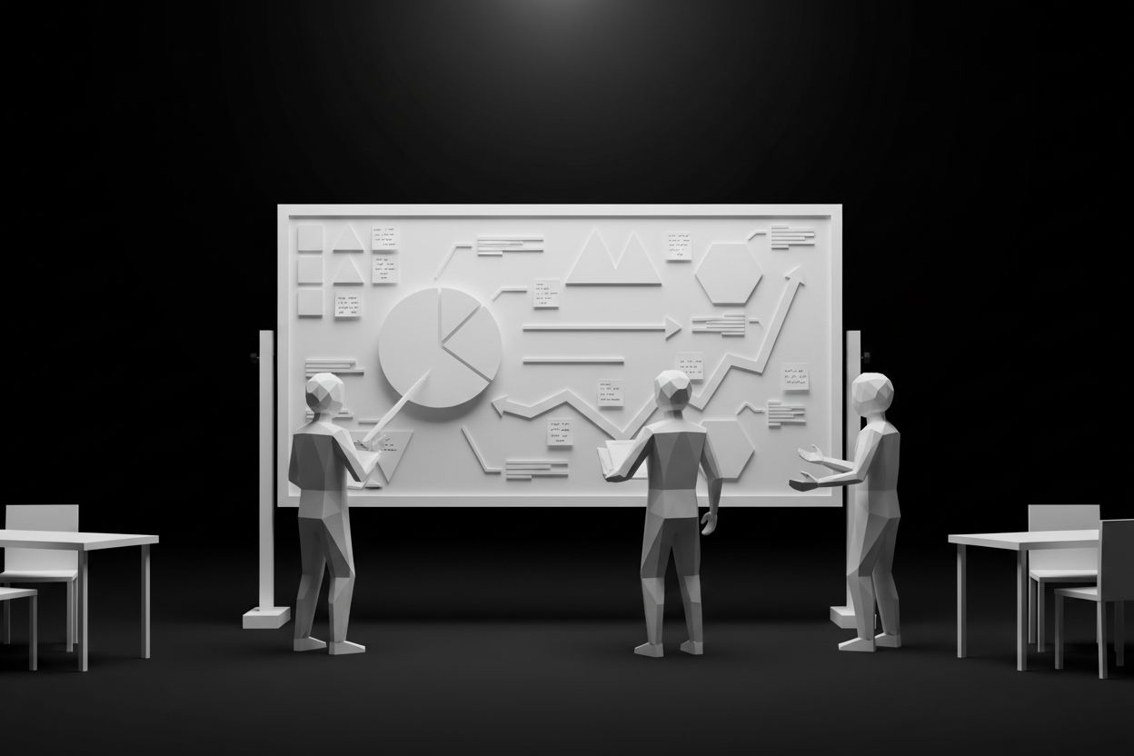 Marketing team planning budgets