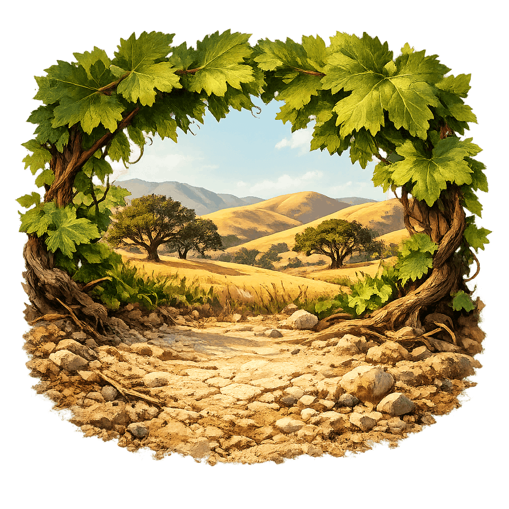 Detailed graphic of the Los Olivos District wine region.