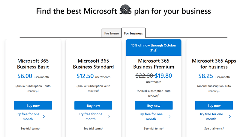 subscription-based software - Microsoft 365