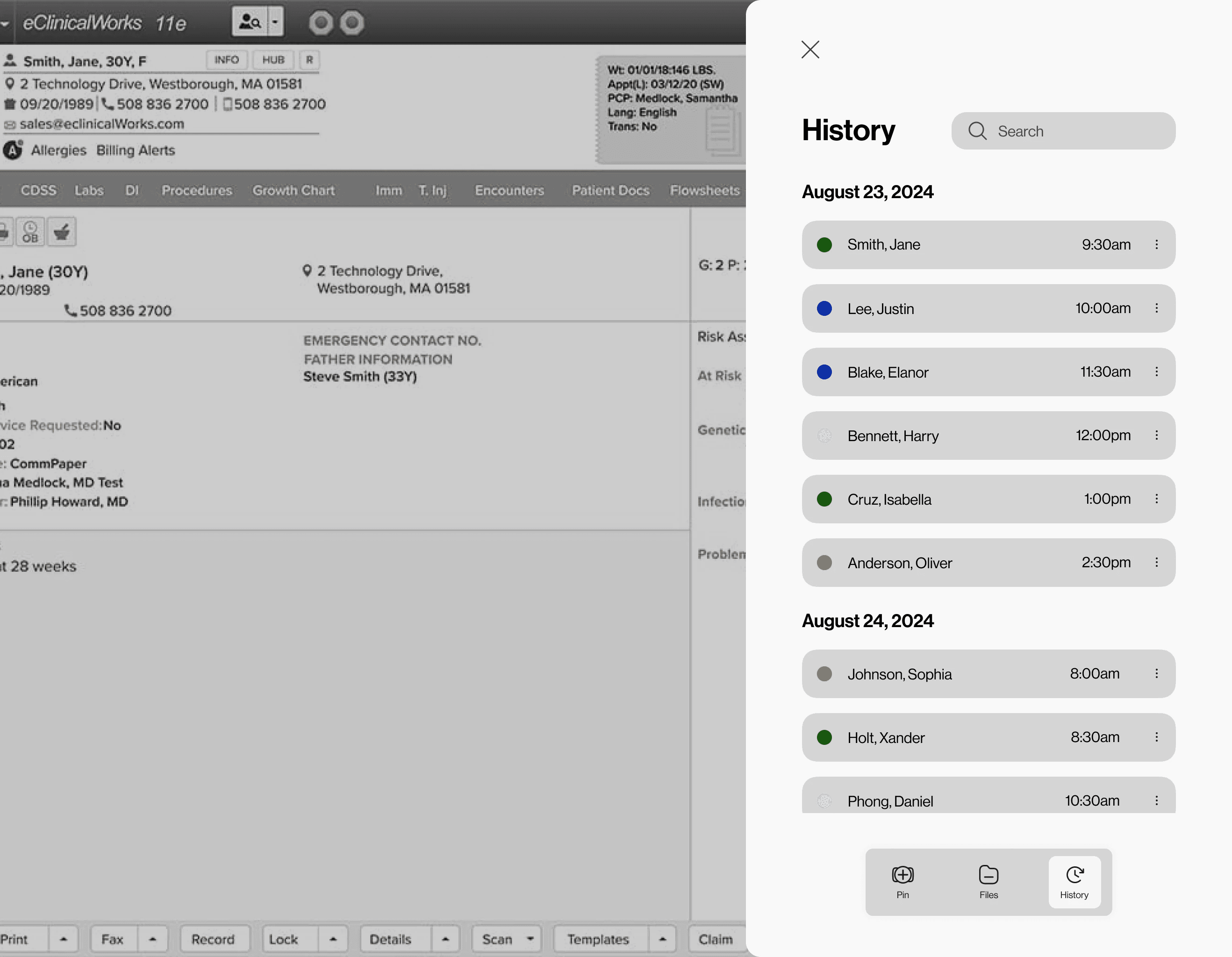 a pair of cell phones on a concrete block