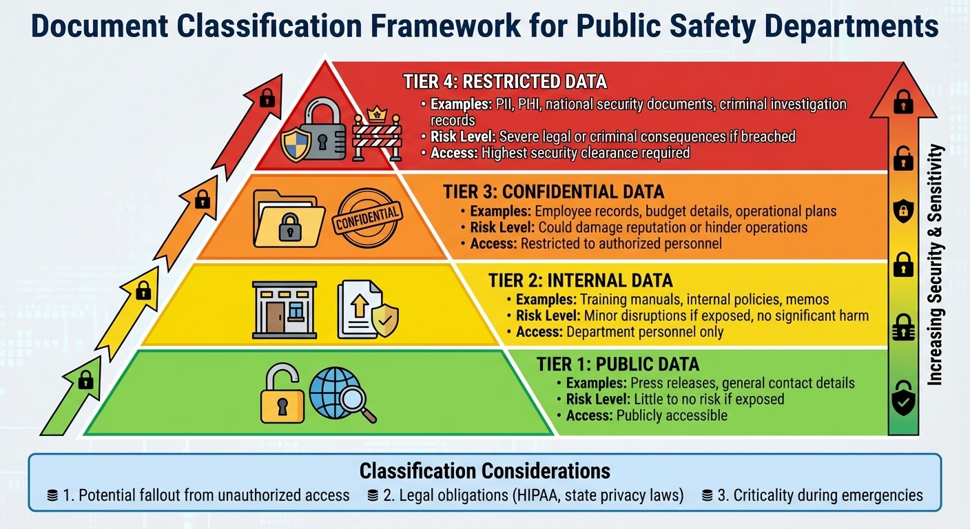 Public Safety Document Classification System: Four Security Levels