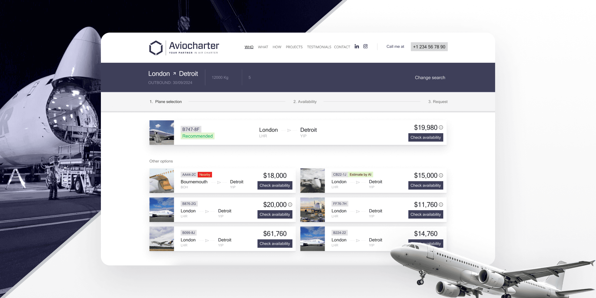 Aviocharter - AI Cargo Pricing Platform