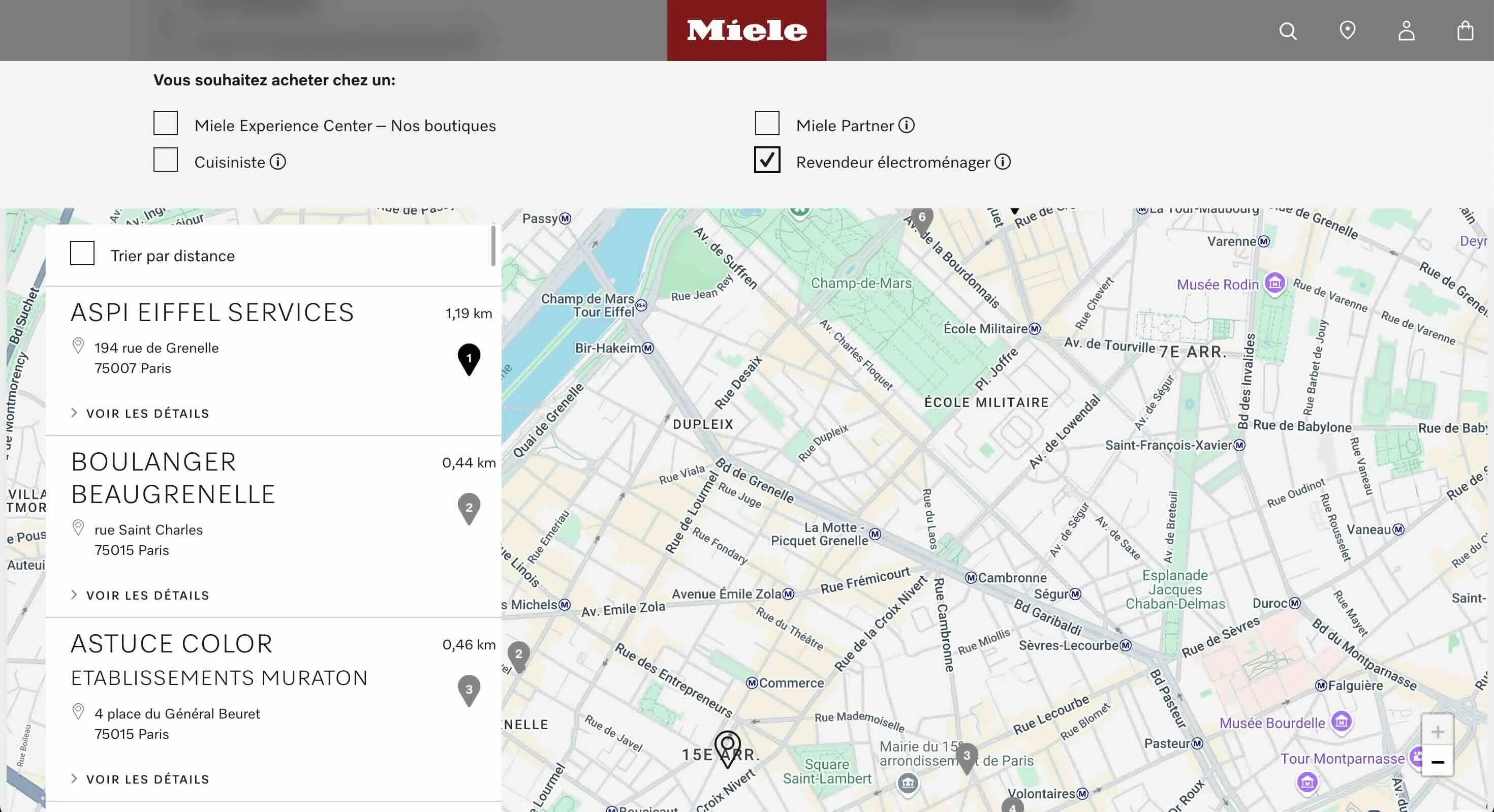 site internet miele