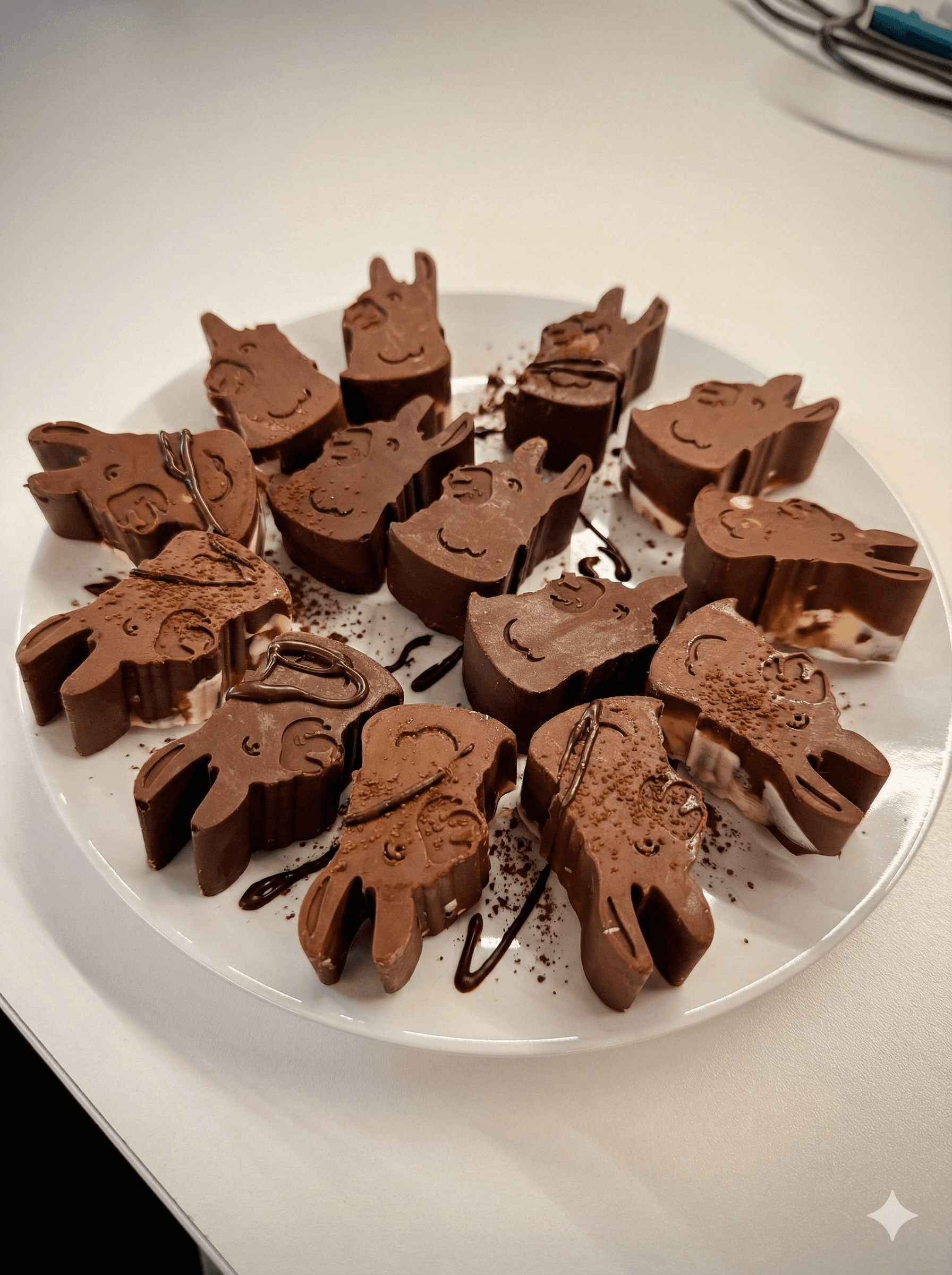 Close-up of lush, dark green leaves, some glossy and wet, against a muted background.