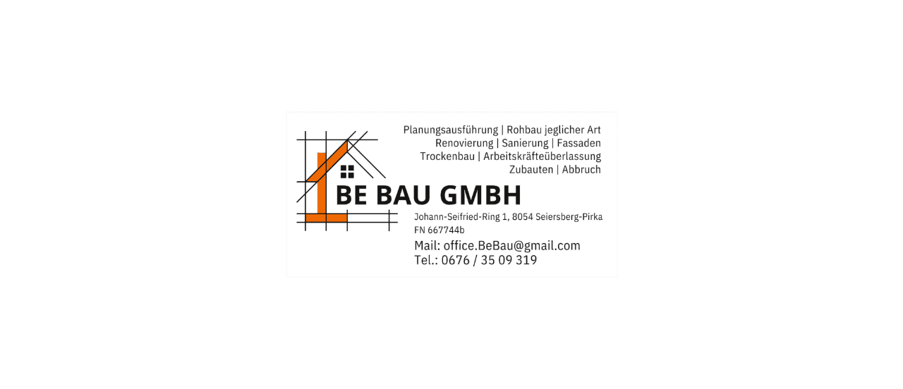 BE BAU GmbH Partnerlogo