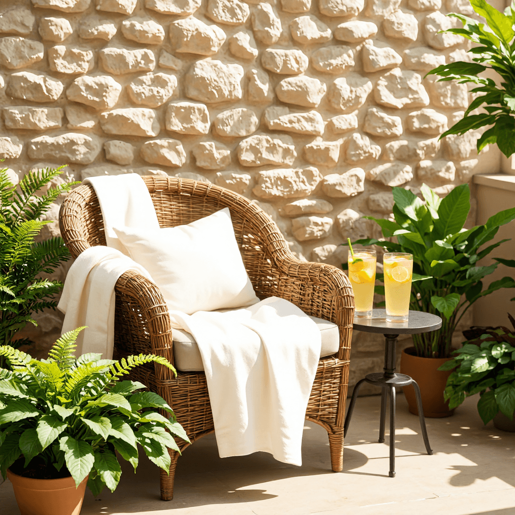 product photography of outdoor seating set