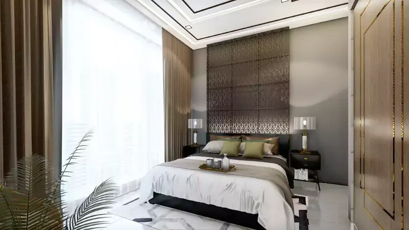 Samana Waves Dubai Bed