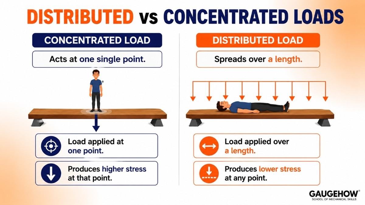 Distributed and Concentrated Loads