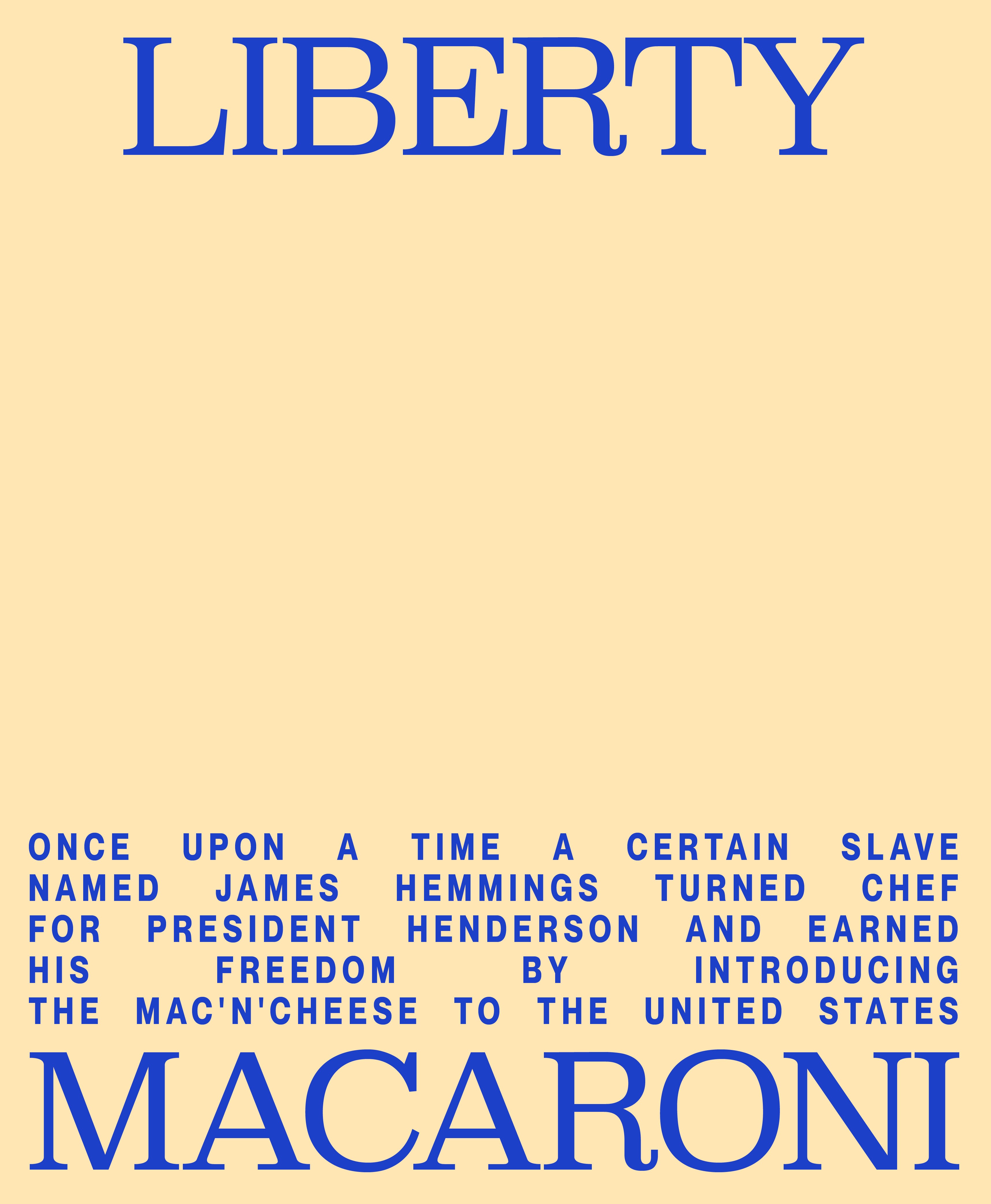 Liberty Macaroni - Art Direction Emma Poupy - Strategy Marine Aubenas