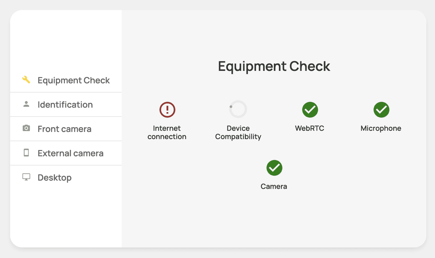 Starting test setup — screenshot 10