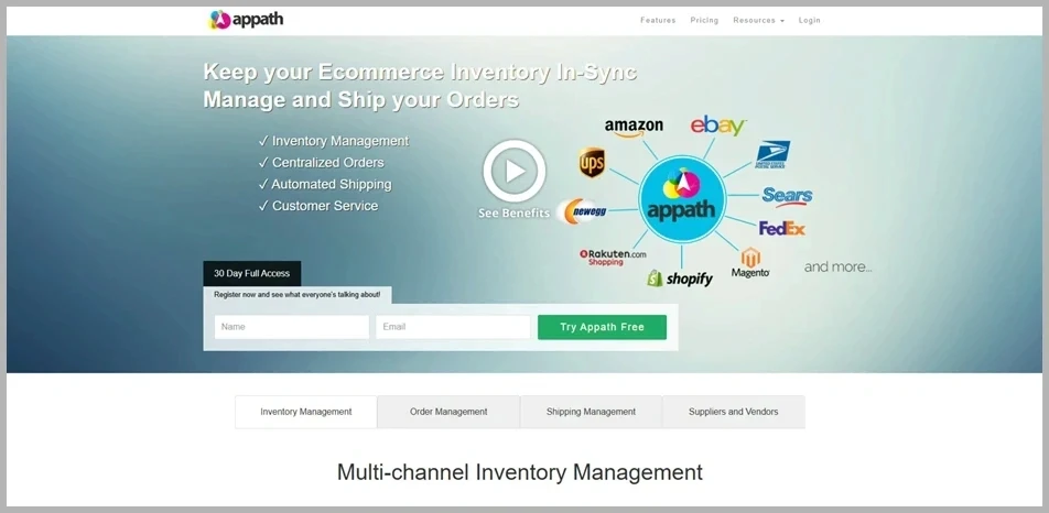 Appath inventory management tool homepage @@ Appath inventory management tool homepage