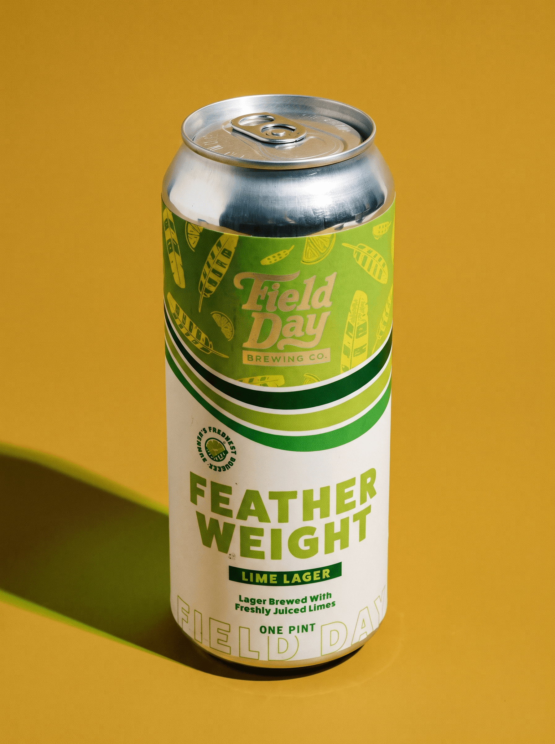 Field Day Brewing's Feather Weight Lime Lager