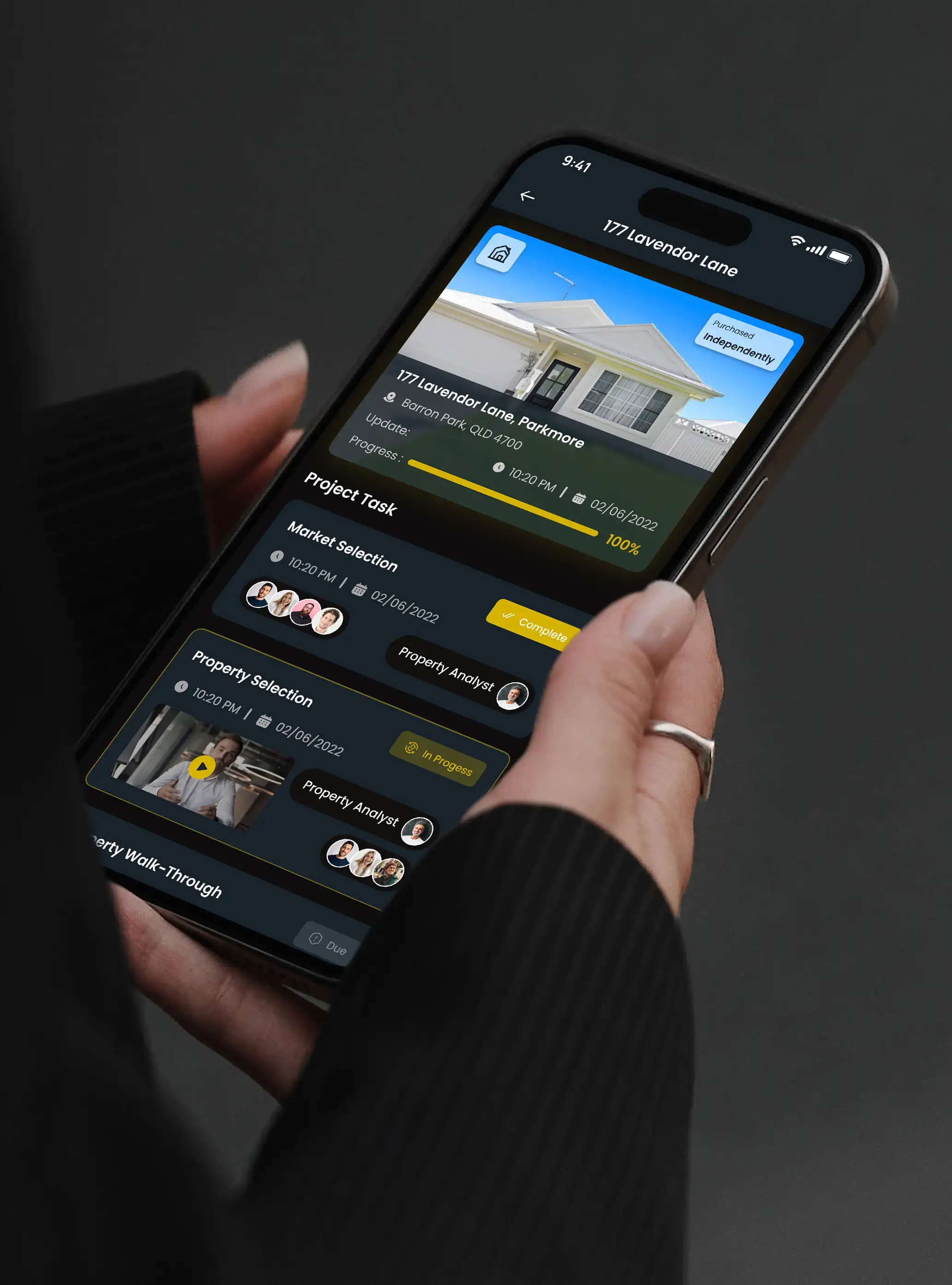 Parents on a a student's dashboard.
