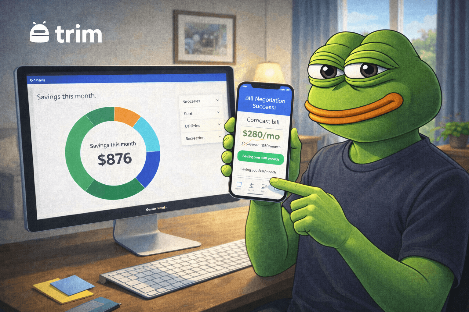 Trim By Onemain Subscription Tracker