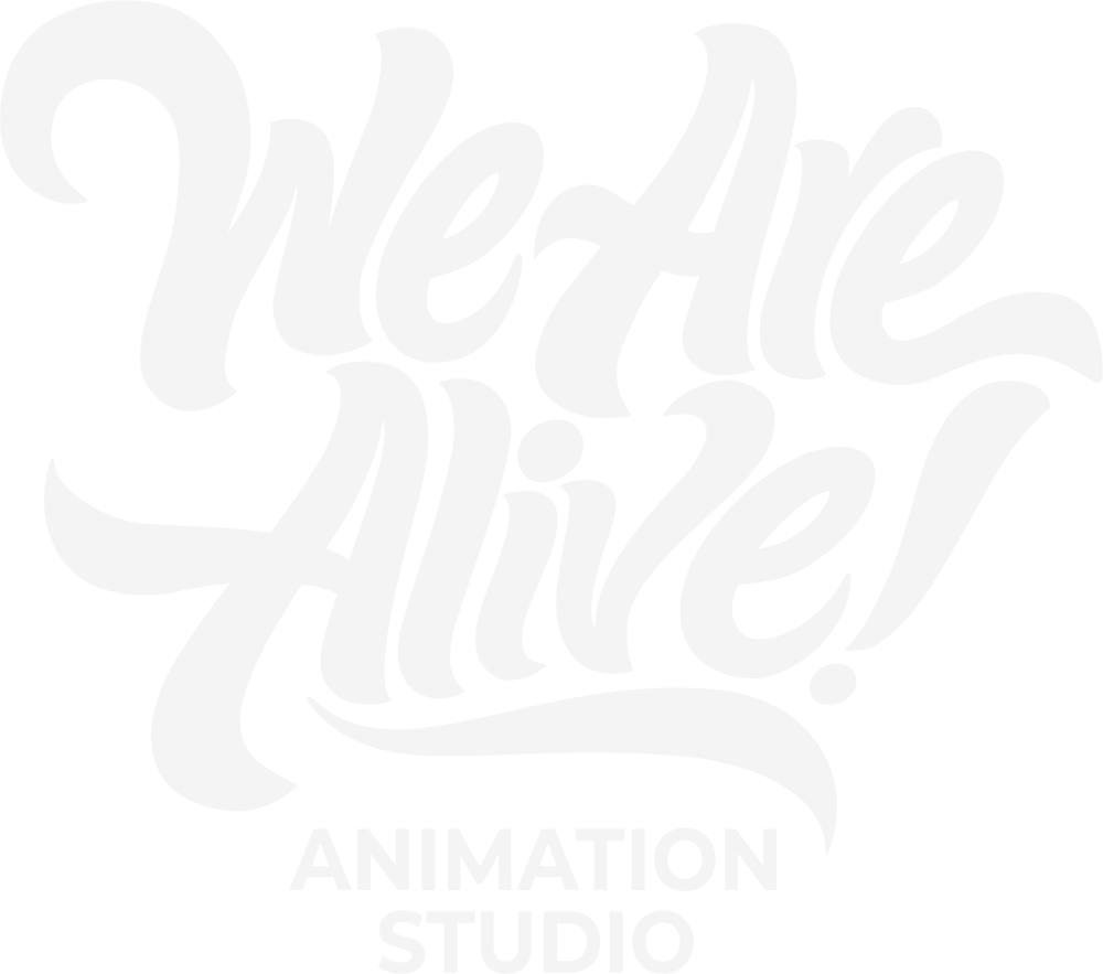 Animation studio We Are Alive logo design