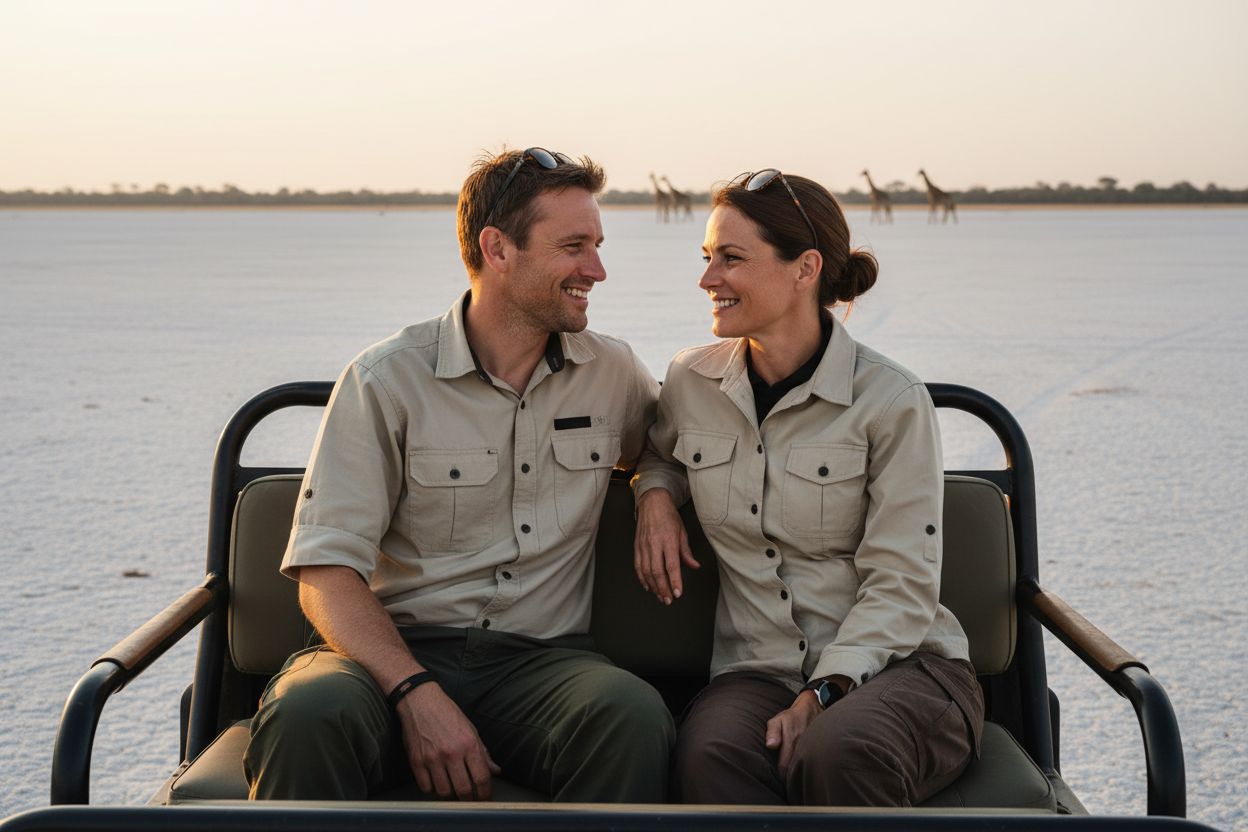 couple safari Etosha