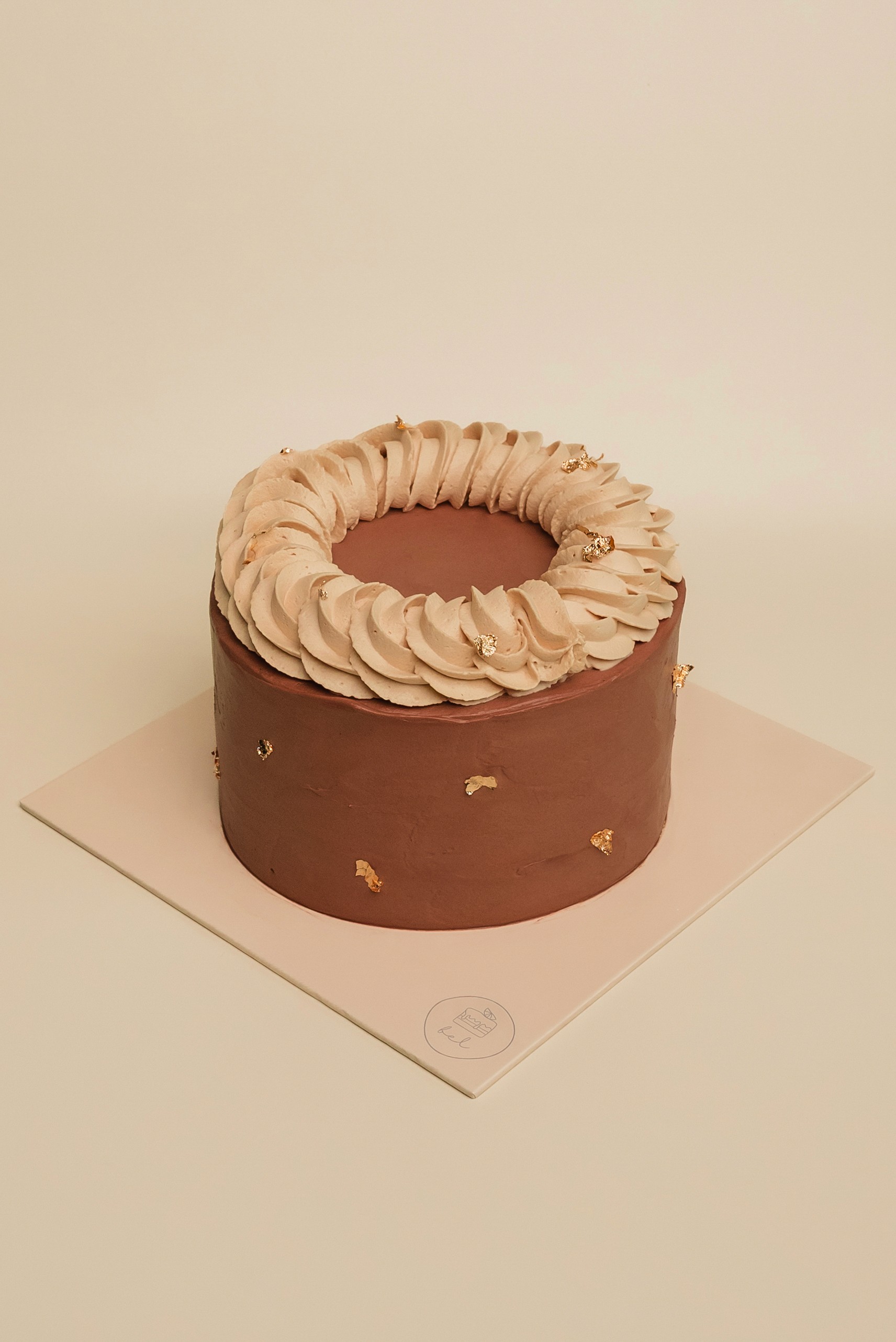 Dark Chocolate Caramel Cake Bel Bakes