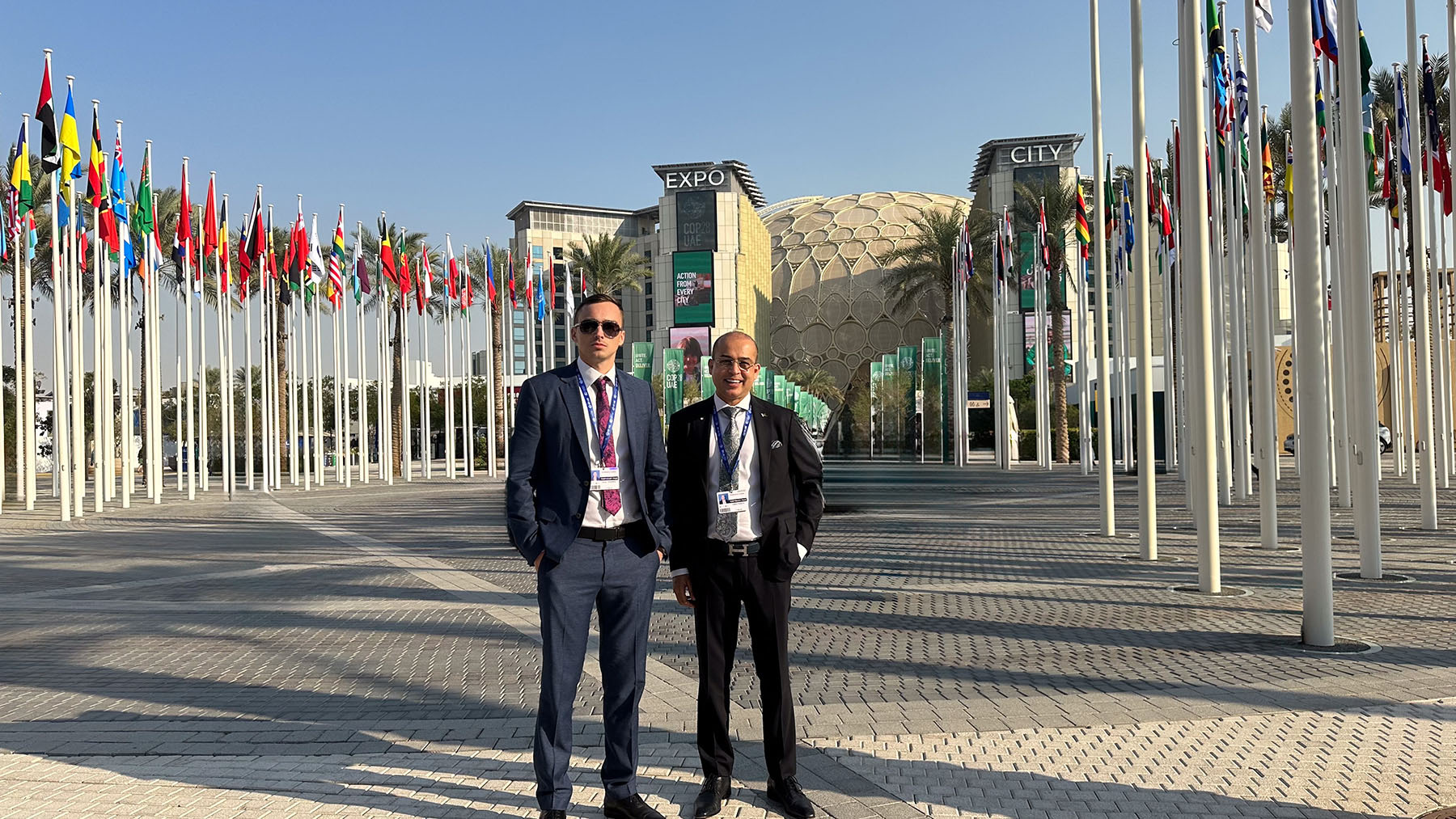 Fine Art Photographer Artem Shestakov at Cop28 United Nations Climate Change Conference at Expo City Dubai