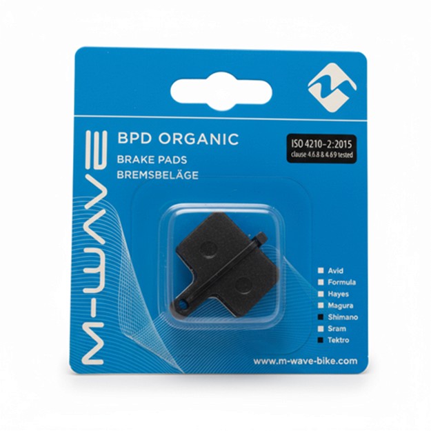 M-Wave BPD Organic bromsbelägg för cykel, hållbara och pålitliga bromsklossar kompatibla med Shimano och Tektro, till salu i Uppsala