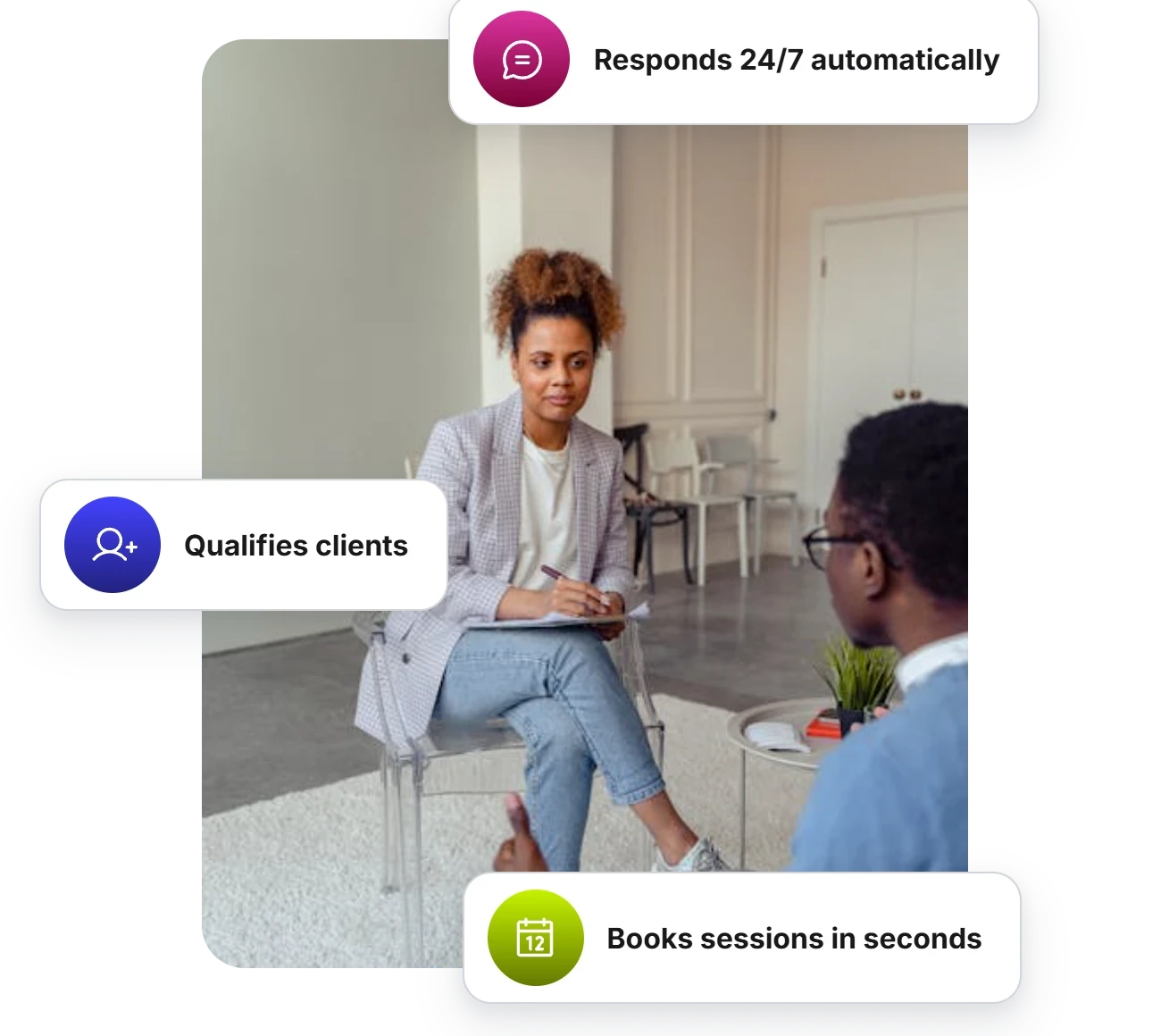 AI agent for therapists automating client intake