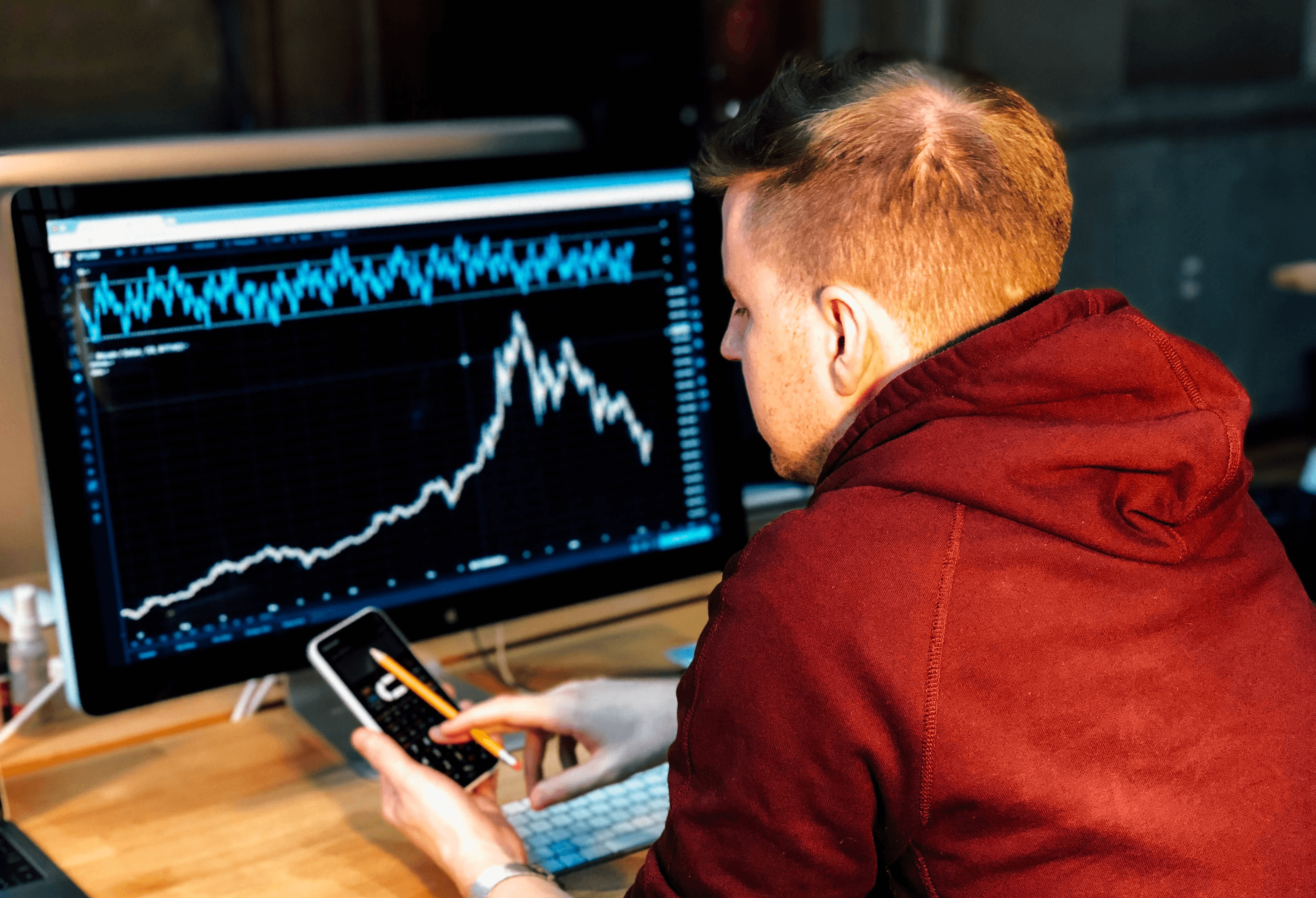 High school student analyzing publicly available datasets on a laptop for academic research