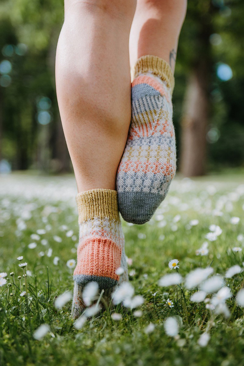 Freshness Sock knitting pattern, photo 4