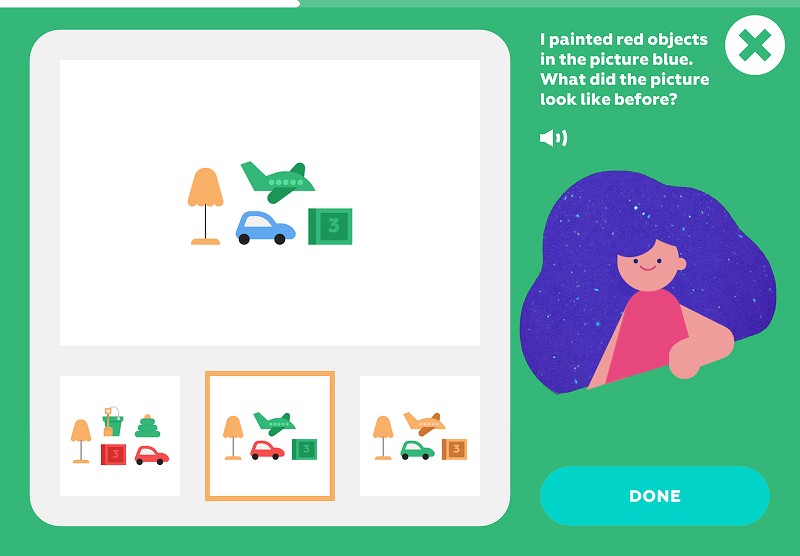 Working backwards: find what picture looked like before the change of color