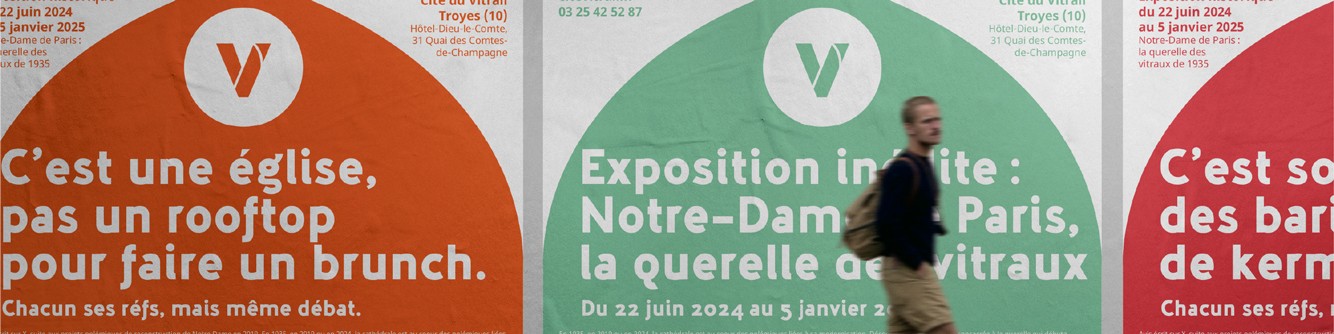 Campagne publicitaire, affiches dans le métro