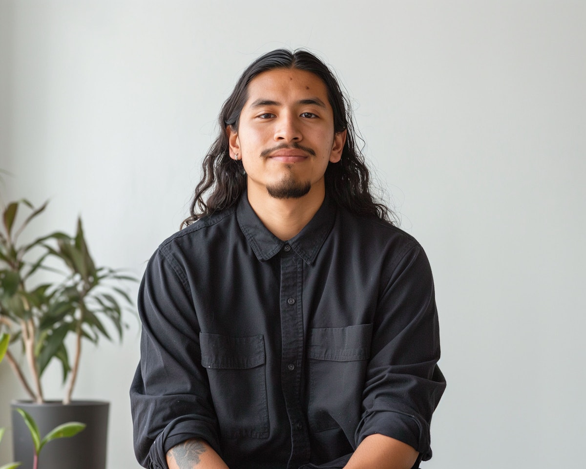 profile pic of a men with long hair