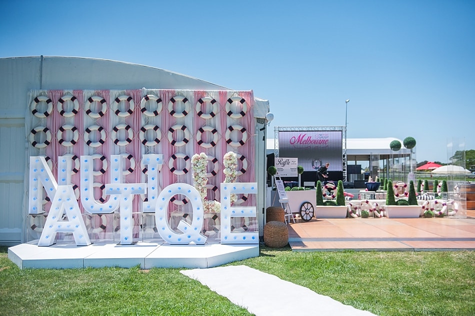 Entry Signage for the Nautique Melbourne Cup Event