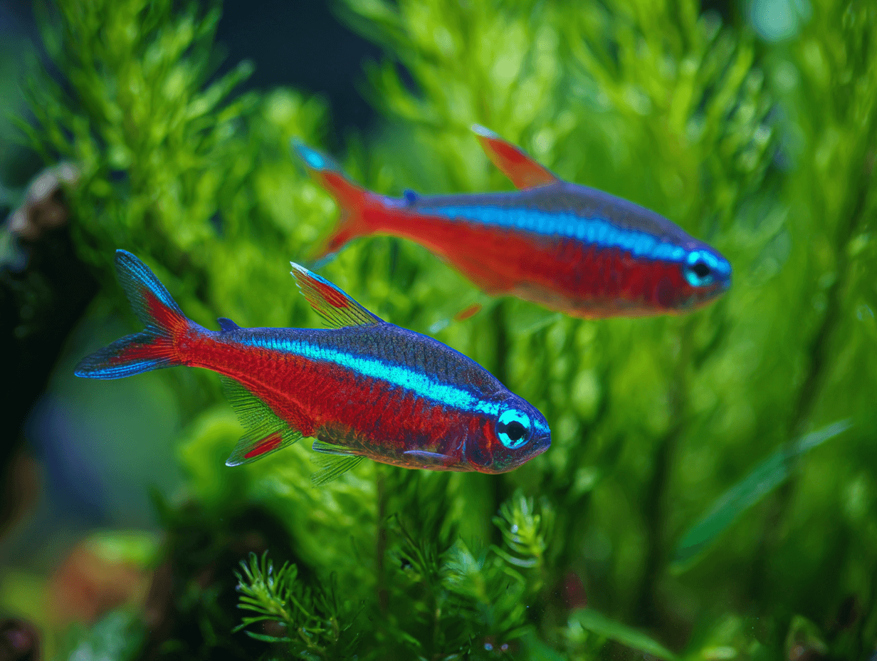 A Cardinal Neon Tetra Fish