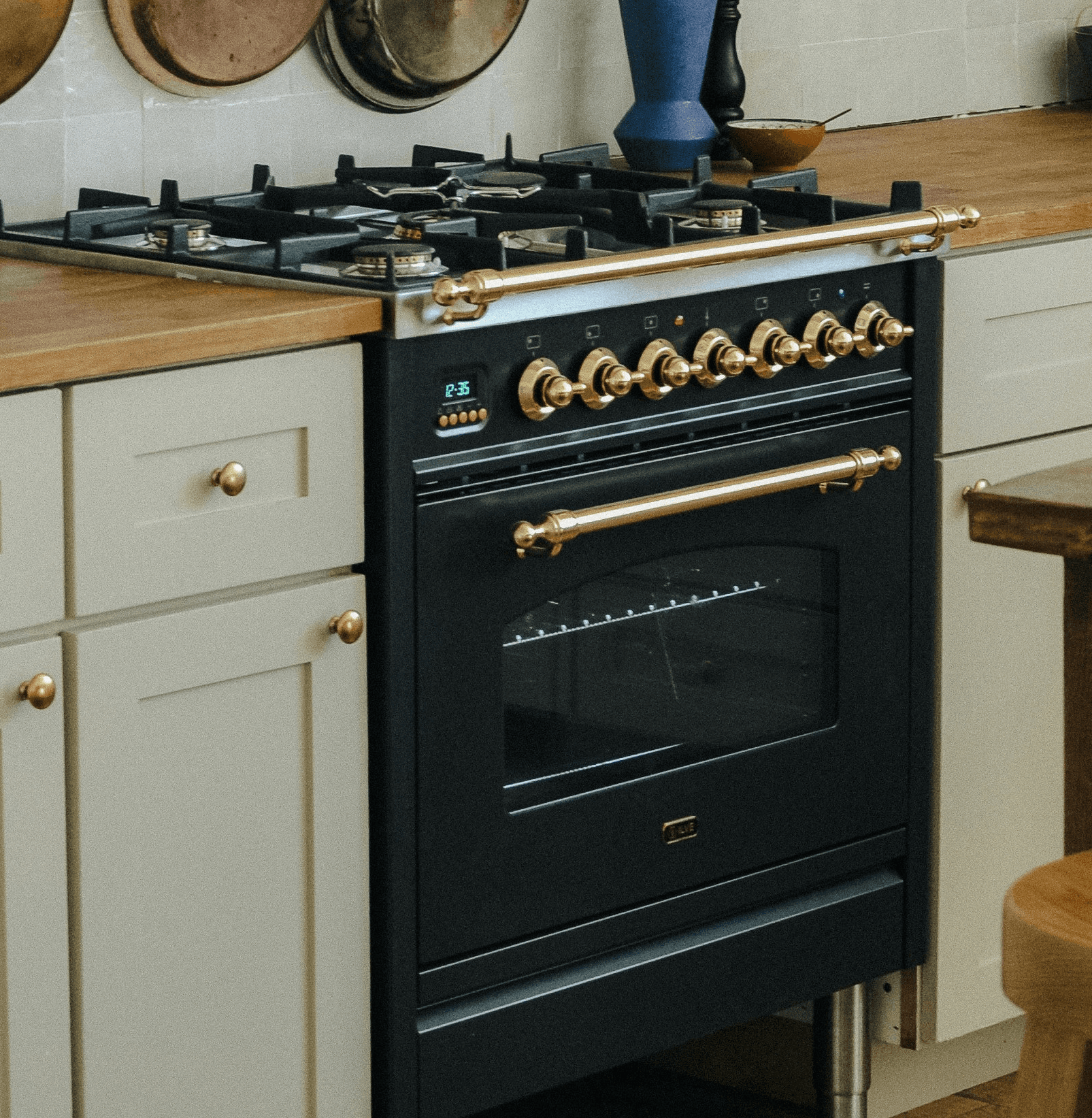 stainless steel cooking pot on stove