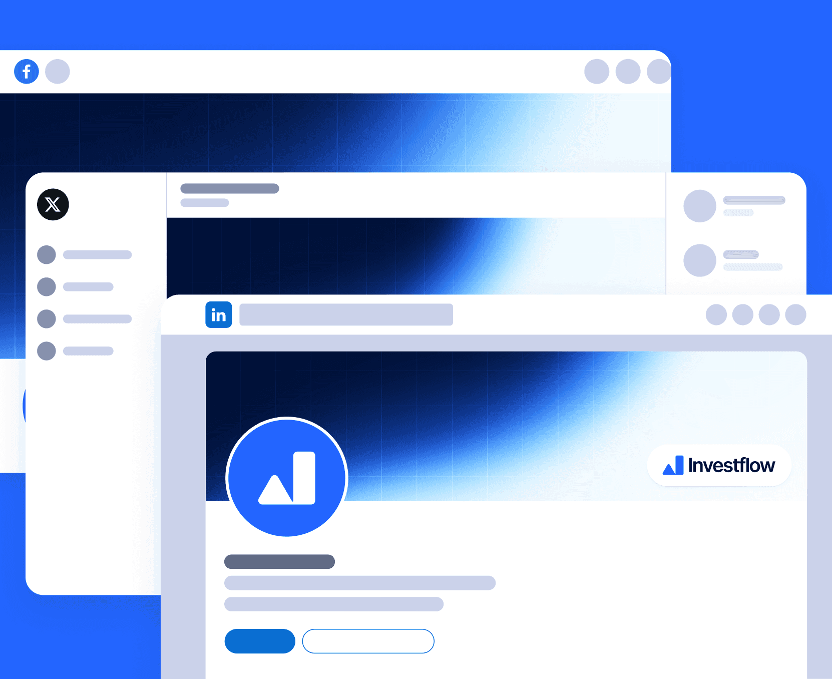 Investflow - Social Media Assets Included - Investing Firm Framer Template