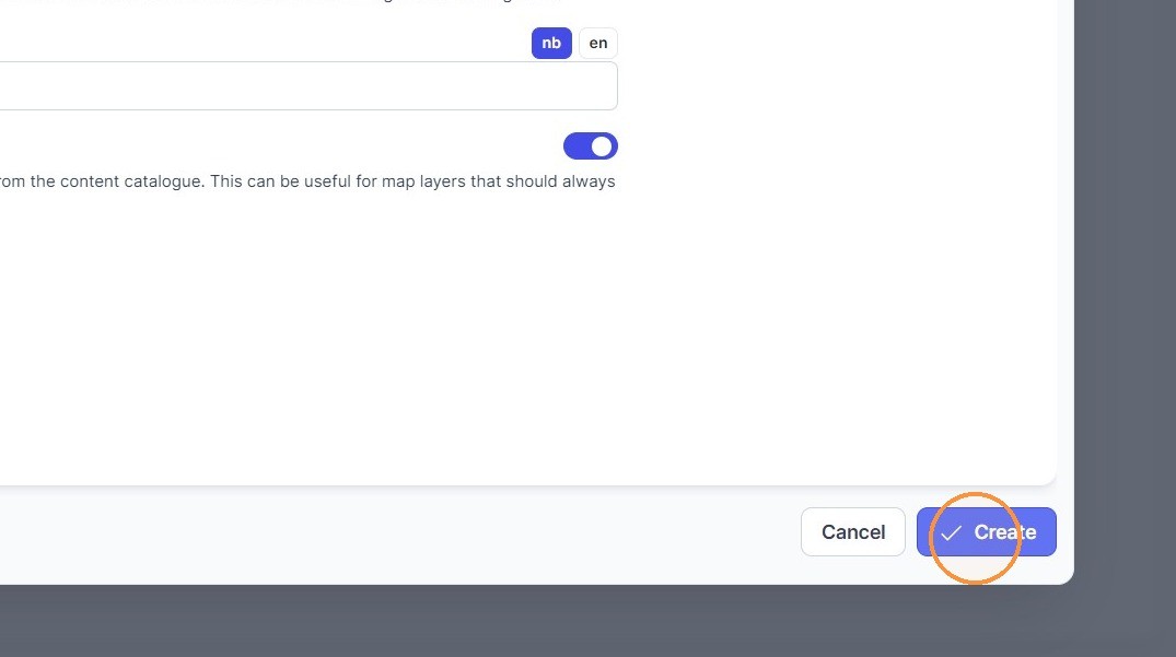 Steg 8: Klikk "Create" for å fullføre.