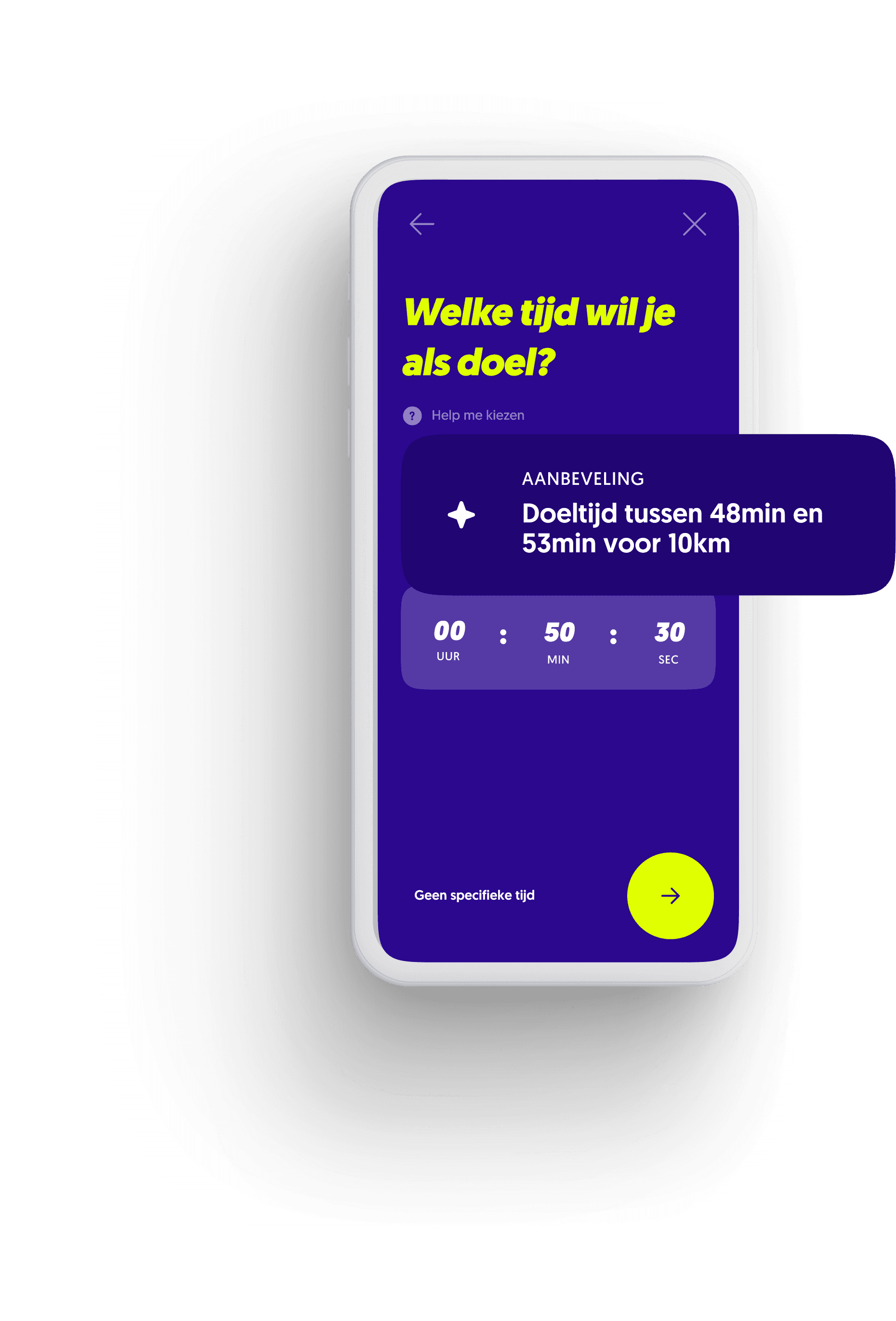 hardloopdoel stellen