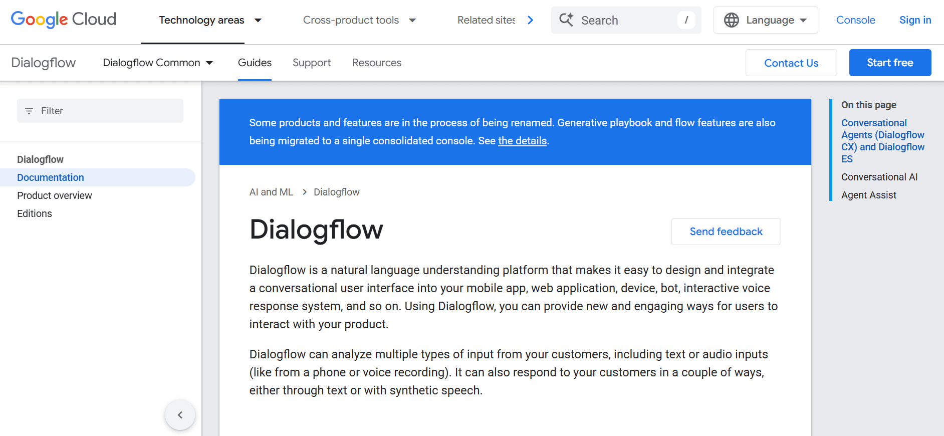 google dialogflow - Bot Tools