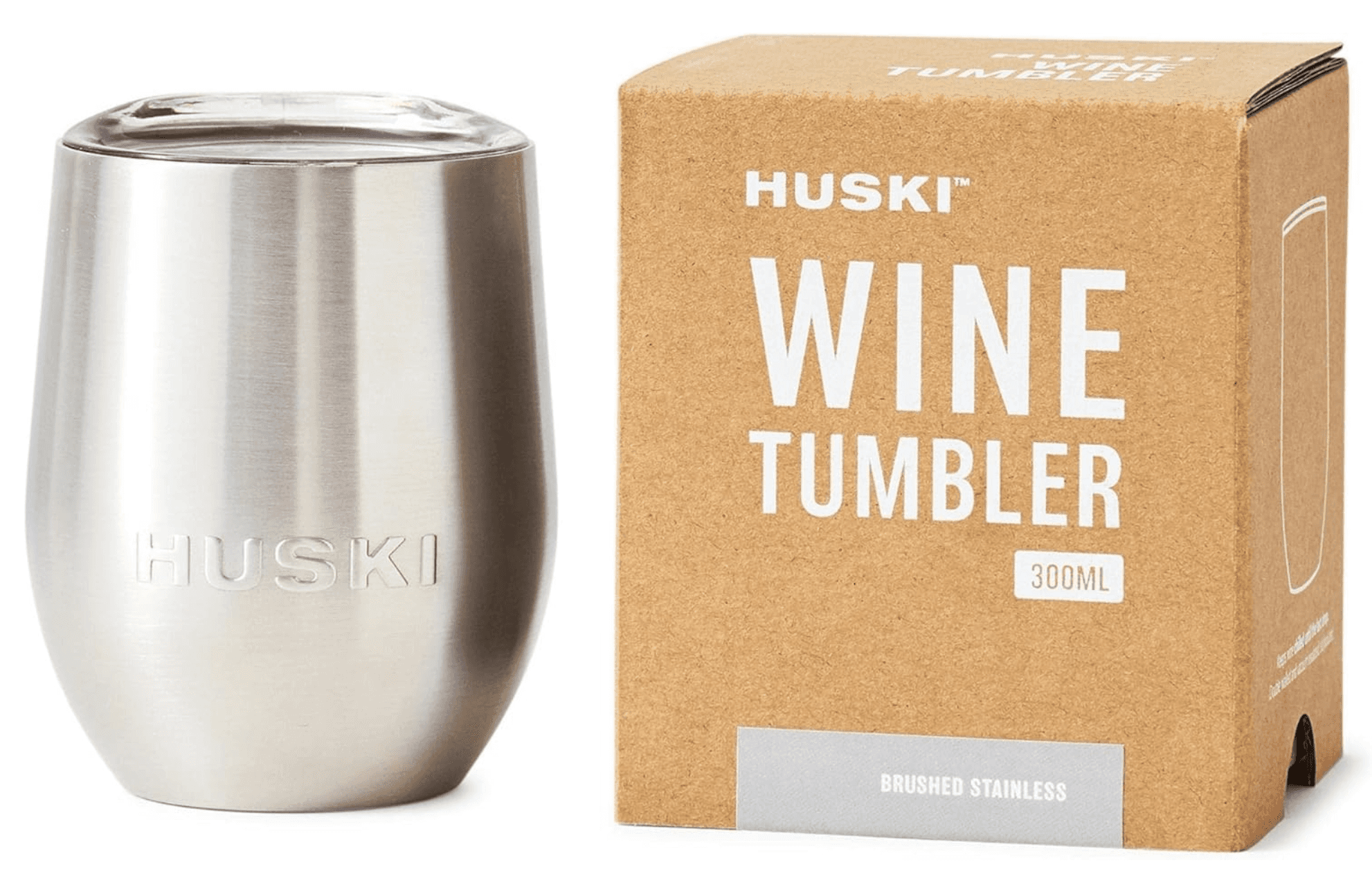 Huski Wine Tumbler Premium Stainless Steel Wine Glass